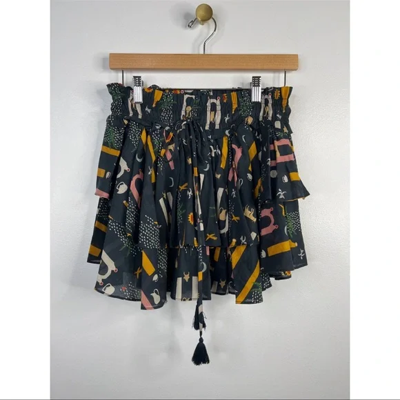 Carolina K Marcia Mini Skirt & Blouse Set in Five Elements Women's Size XS NWOT - Picture 4 of 11